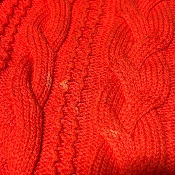 Vintage Walt Disney World Red Cable Knit Sweater M - Picture 7 of 8